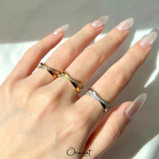 Orachat | X wink 14k ring. (แหวนตัวเรือนสแตนเลส)