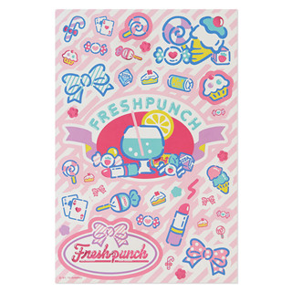 สติกเกอร์ Freshpunch จาก Sanrio Japan ขนาด 12 x 18 x 0.2 ซม.