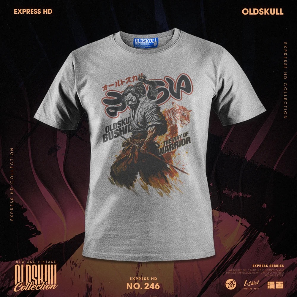 เสื้อยืด Oldskull Express HD No.246 ( THE WAY OF WARRIOR )