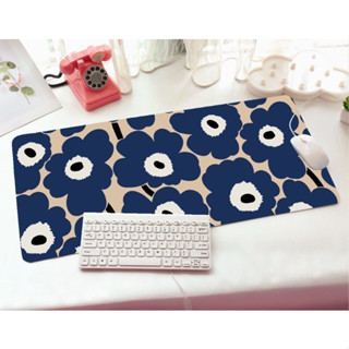 MARIMEKKO BP แผ่นรอง คีย์บอร์ด รองคีย์บอร์ด keyboard ลาย MARIMEKKO BP ขนาด 30 x 70 cm แผ่นหนานุ่ม มียางกันลื่น MANOPNEST