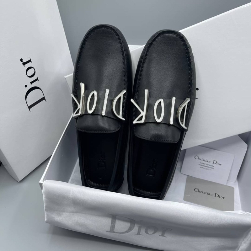 NEW CHRISTIAN DIOR AND SHAWN SIGNATURE ELEGANT VARIATION LOAFER SHOES