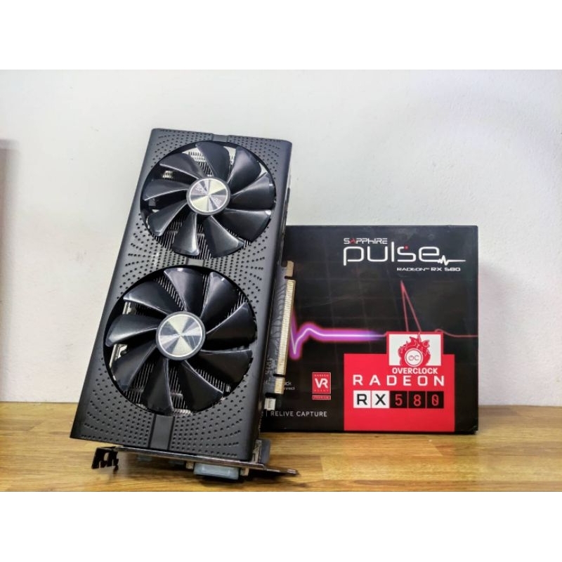 (ทักรับโค้ด1,490) RX580 8Gb RX 580 เทสผ่าน ใช้งานปกติ แรงเทียบ 1660 แรงกว่า GTX 1060 1650 1050Ti เยอ