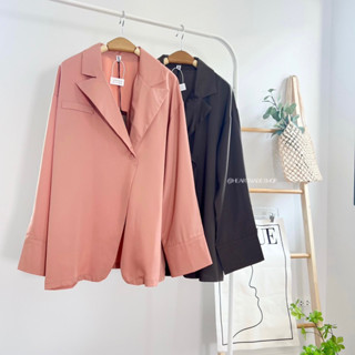 birdie blazer ✨🏷️(สินค้าพร้อมส่ง)เสื้อทรงเบลเซอร์โอเวอร์ไซส์