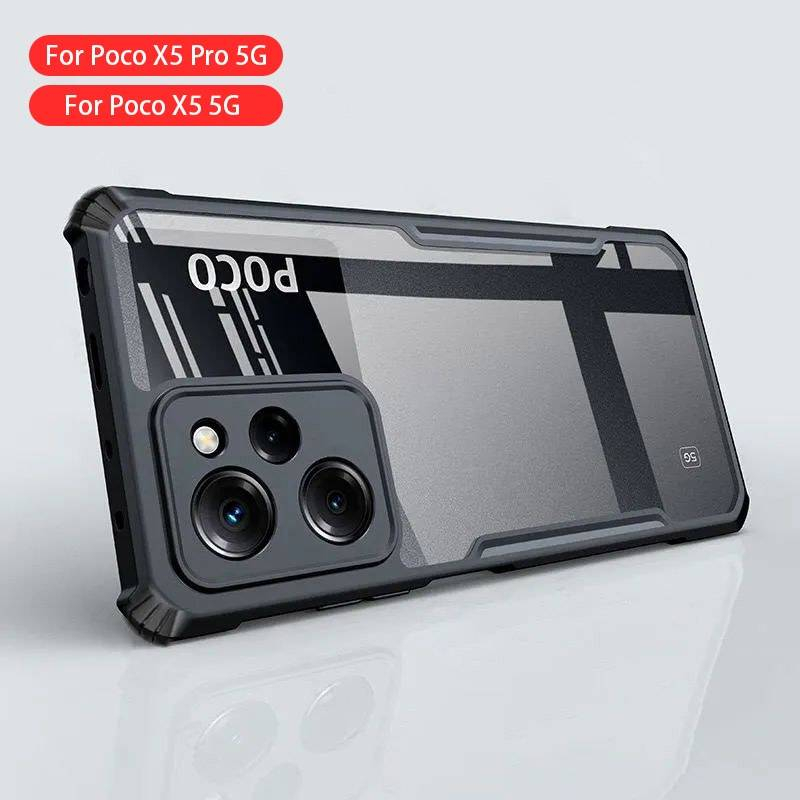 Cases, Covers, & Skins 68 บาท Redmi Note12 5G/Redmi Note12Pro 5G/Redmi Note12Pro Plus(ส่งในไทย)เคสกันกระแทกขอบสีหลังใสPoco X5 5G/Poco X5Pro 5Gตรงรุ่น Mobile & Gadgets