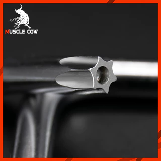 MUSCLE COW กุญแจหกเหลี่ยม 9 ชิ้น เหล็กเกรด CR-V แท้ 100% แข็งแรง ทนทาน มีให้เลือก หัวบอล ,หัวตรง ,หัวดาว(มีรู) ประแจแอล