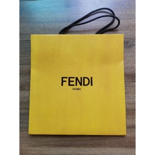 ถุงกระดาษ​ fendi แท้ 100%