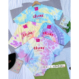 พร้อมส่ง 🌈🌸 เสื้อยืดโอเวอร์ไซส์ ลายแบรนด์ดัง🌷🌸