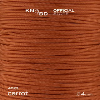 KNODD พาราคอร์ดไนลอน นำเข้าจากอเมริกา สี No.4023: Carrot ขนาด 4มม