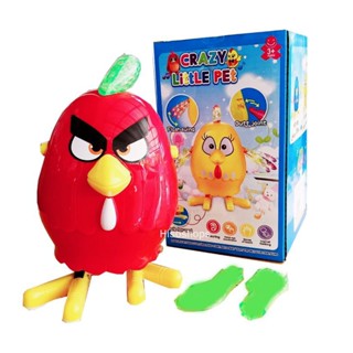 Crazy Little Pet Angry Bird Dance แองกี้เบิร์ดเต้น ไก่เต้น ของเล่นใส่ถ่าน มีเสียงมีไฟ น่ารักมากคะ