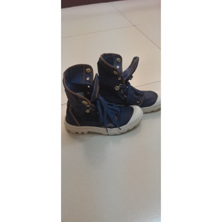 ลด used Palladium shoes navy