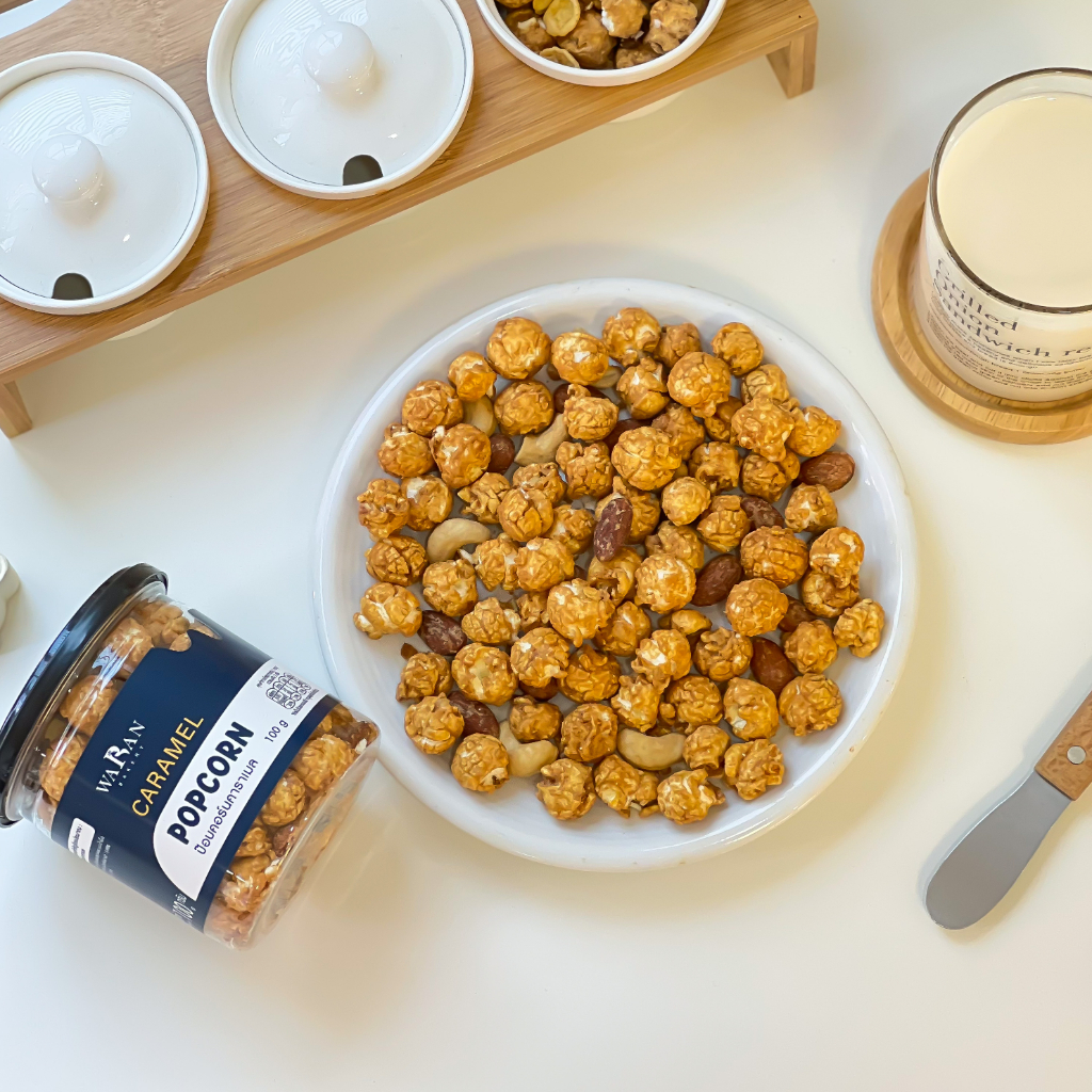 Popcorn caramel ผสมธัญพืช ป๊อปคอร์นคาราเมล