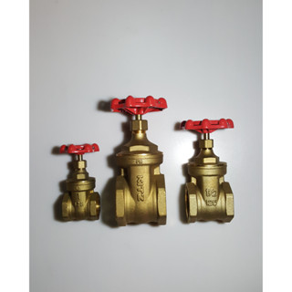 KITZ ประตูน้ำทองเหลือง Brass gate valve type FH 1 1/4"