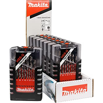 Makita D-29941 ดอกสว่านเจาะเหล็ก HSS-G 1-10 มม. สีเงิน รูปที่ 3