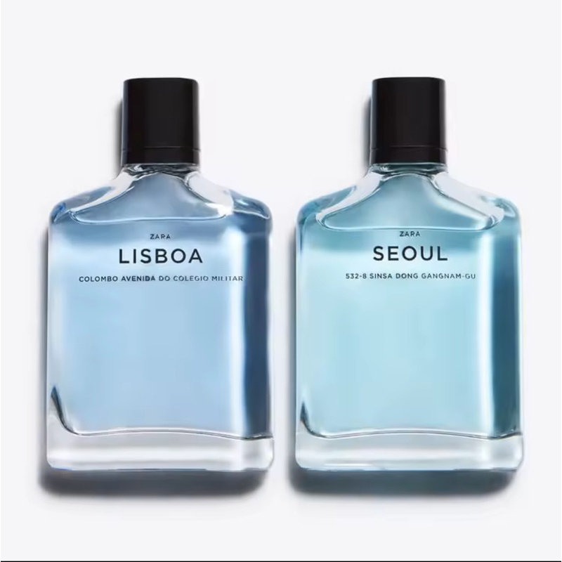 🔔น้ำหอมZARA SEOUL & LISBOA New 2023💥คู่สุดคุ้ม 2×100 ML.ของแท้💯%