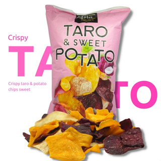 เผือกทอด & มันทอด บรรจุ (120 กรัม) : 1 ถุง อันนา Anna by fat…