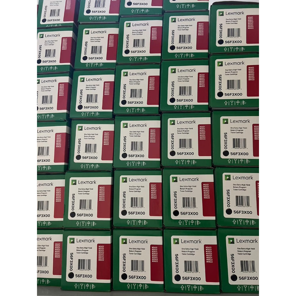 ตลับผงหมึก Lexmark 56F3X00 Black  แท้รับประกันจากศูนย์