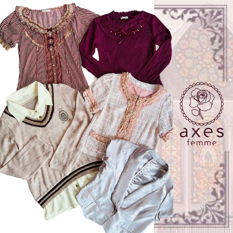 🌟update 1 Mar 2025🌟 เสื้อ axes femme แบรนด์แท้จากญี่ปุ่น🇯🇵 มีทั้งมือ1และมือ2