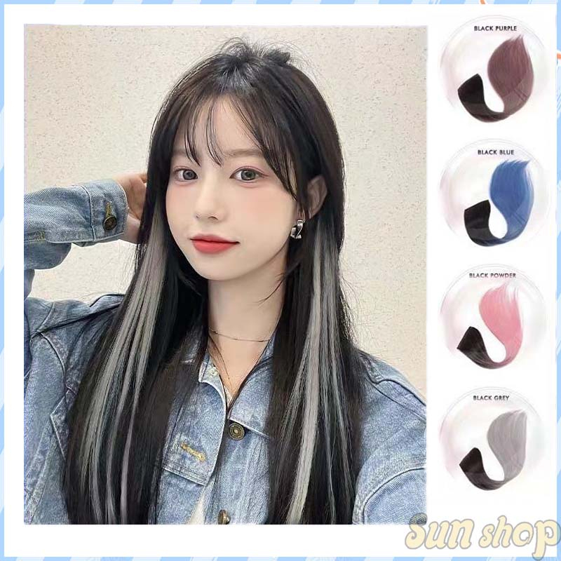ผมไฮไลท์ ผมวิกผมปลอม แบบกิ๊บติดผมสามารถทำได้หลากหลายแนว ไม่ต้องยอมสี ผมไม่เสีย ไม่ต้องซ้ำใคร หลากหลายเฉดสีไฮไลต์ให้เลือก