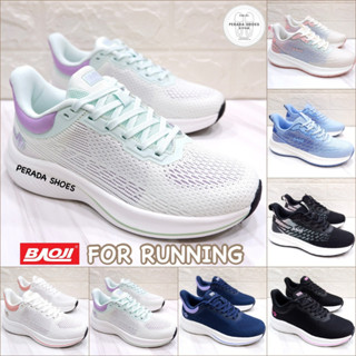 Baoji FOR Running แท้💯% รองเท้าผ้าใบ รองเท้าสำหรับวิ่ง รุ่น BJW909 / BJW953 รวมสี ไซส์ 37-41