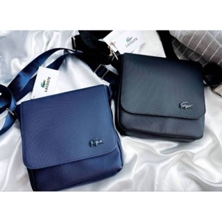 **พร้อมส่ง** กระเป๋า Lacoste Mens Classic Flap Bag งานเกรด Outlet