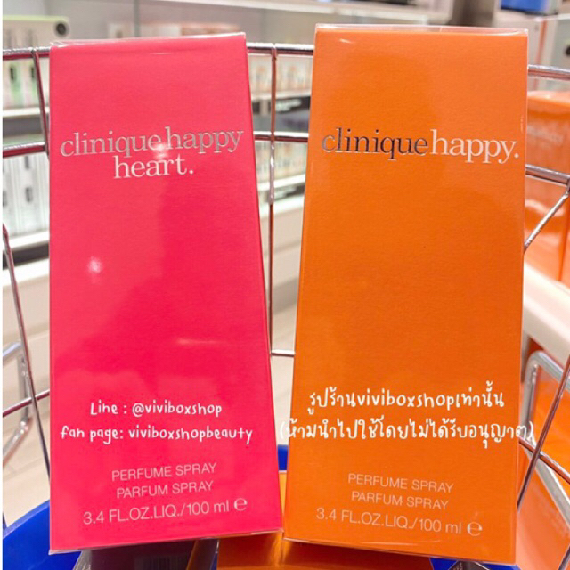 Clinique Happy Edp, Happy Heart 100 ML ผลิต 2025 👑 ป้ายคิงแท้ 💯จาก King Power  [VIVIBOXSHOP]
