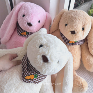 ตุ๊กตากระต่าย 𝐂𝐡𝐮𝐛𝐛𝐲 𝐁𝐮𝐧𝐧𝐢𝐞𝐬🐰🥕 | น้องกระต่ายผูกผ้าพันคอแบบแบ๊วๆ