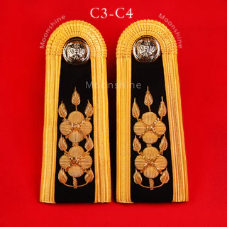บ่าช่อชัยพฤกษ์ C3-C11 อินทรธนูข้าราชการพลเรือน เครื่องแบบพิธีการ #บ่าชุดขาว #บ่าข้าราชการ