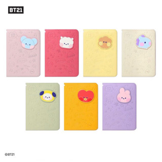 ✅ของมาเพิ่ม [พร้อมส่ง] BT21 รุ่นใหม่ Minini Leather Patch Passport Cover ของแท้จากเกาหลี 💯%