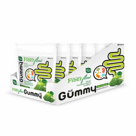 Handy Herb Fiber Gummy แฮนดี้เฮิร์บ ไฟเบอร์กัมมี่ขรี้คล่อง ไม่มีสะดุด (1 กล่อง 6 ซอง) เหมาะคนขับถ่าย