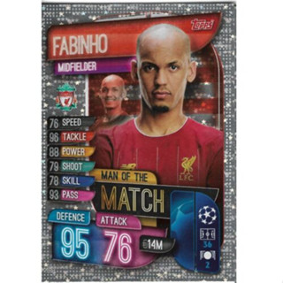 Fabinho (Liverpool) 258.  Man of the Match - Match Attax 2019/20 Champions League