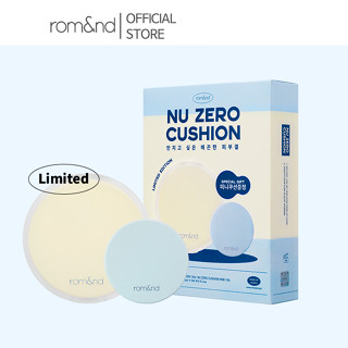 [rom&amp;nd official] rom&amp;nd NU ZERO CUSHION Milk Grocery Edition / Cushion Foundation ไอเทมสุดฮิตของ rom&amp;nd + MINI Cushio