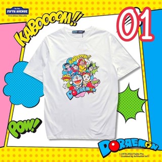 เสื้อDoraemon ลิขสิทธิ์แท้  สีขาว มี 4แบบ