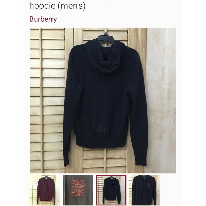 Burberry hoodies ภาพประกอบตัวในเว็บมีตำหนิราคายังมือสอง3500-5000