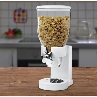 Dry food dispenser เครื่องจ่ายซีเรียลหัวเดี่ยว 3500ml 18x18x49cm 55384