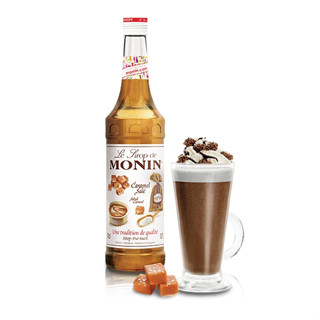 (WAFFLE) โมนิน ไซรัปคาราเมล บรรจุขวด 700 ml. MONIN Caramel Syrup น้ำเชื่อม MONIN กลิ่น “Caramel”