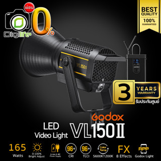ผ่อน 0%** Godox LED VL150II 165W 5600K - รับประกันศูนย์ Godox Thailand 3ปี ( VL-150 II )