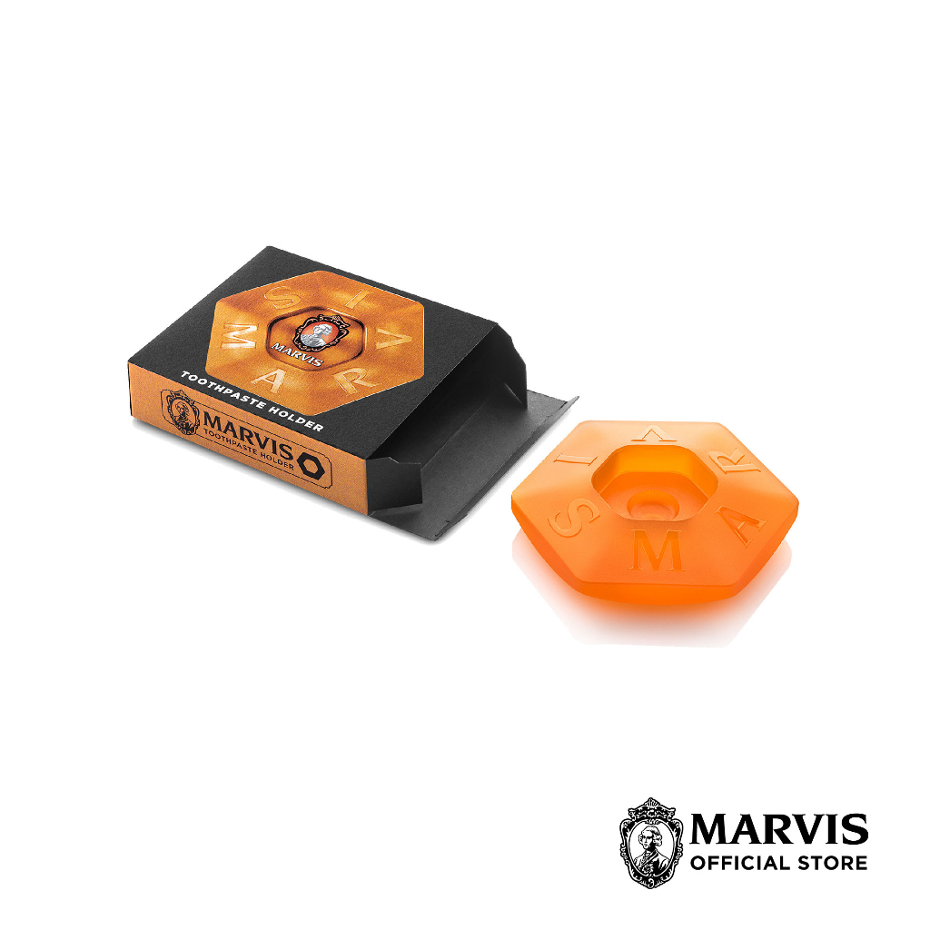 (ร้านทางการ Marvis Thailand) MARVIS ORANGE TOOTHPASTE HOLDER / แท่นวางยาสีฟันมาร์วิส (สีส้ม)