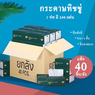ทิชชู่อเนกประสงค์ ทิชชู่พกพา หนานุ่ม ไม่ขาดง่าย สำหรับเช็ดหน้าและเช็ดมือ