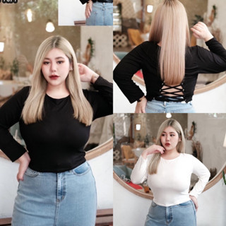 Zara Top 🥨🥐🥜 ครอปสานหลัง ครอปผ้าเลย่อนสเปนเดกซ์