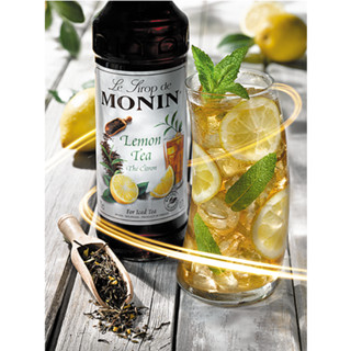 (HomeKoffee) MONIN TEA CONCENTRATE Peach Tea Syruph บรรจุขวด 700 ml. น้ำเชื่อม MONIN Tea Concentrate กลิ่น “Peach Tea”