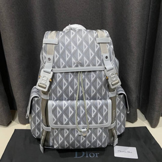 CHRISTIAN DIOR CD DIAMOND CANVAS 2022SS DIOR HIT THE ROAD BACKPACK กระเป๋าเป้สะพายหลัง แบรนด์คริสเตียนดิออร์