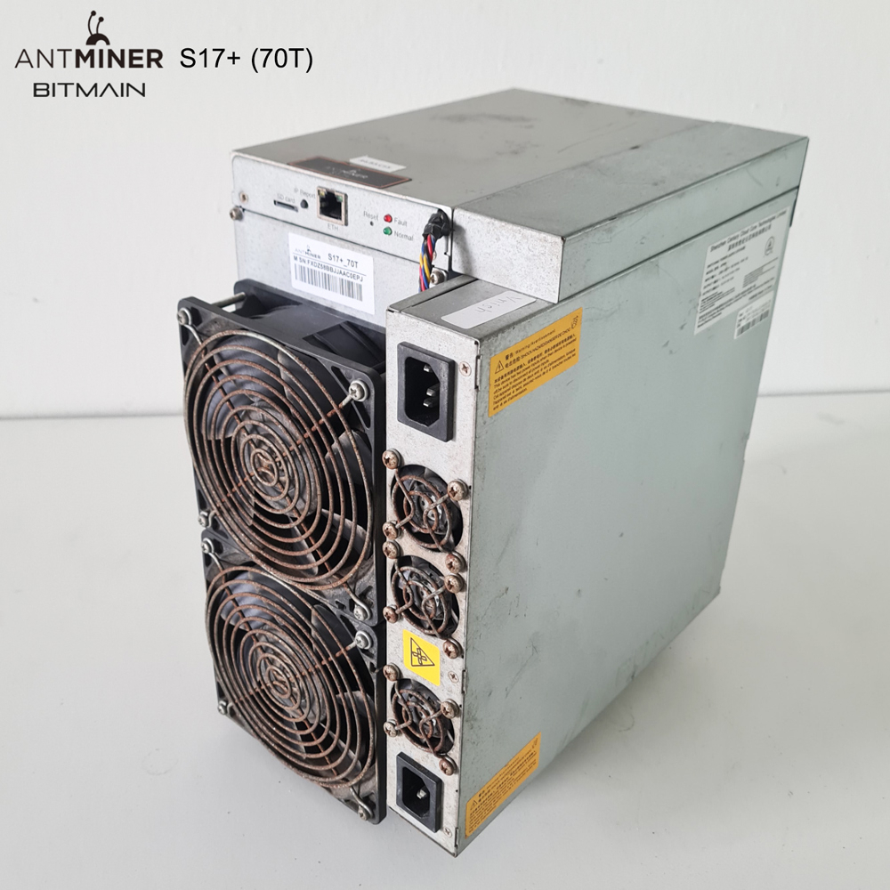 Bitmain Antminer S17+  (70Th) เครื่องขุด Bitcoin (มือ2 พร้อมส่ง)