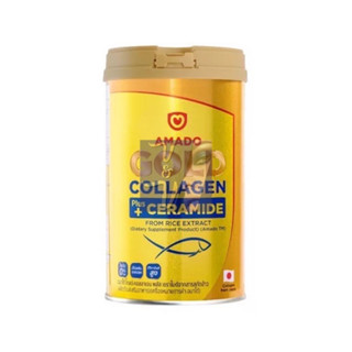 (150g.) Amado Gold Collagen Plus Ceramide อมาโด้ โกลด์ คอลลาเจน พลัส เซราไมด์