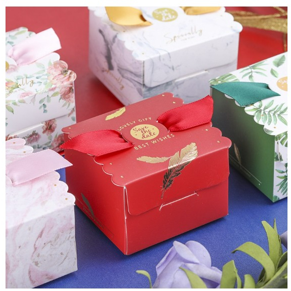 กล่องของขวัญ **Series26** ส่งจากไทย ( แพ็ค 10 ใบ ) ใส่ของชำร่วย