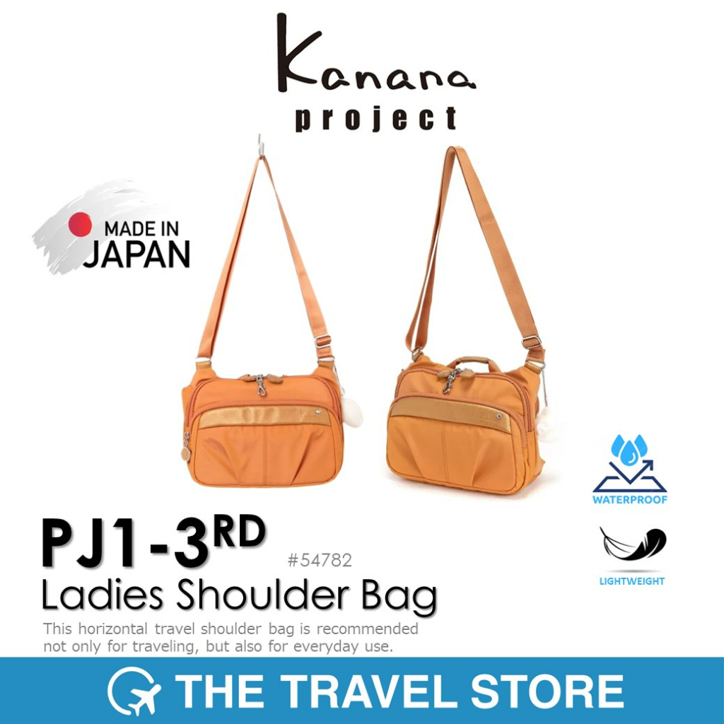 KANANA PROJECT PJ-1 3rd Ladies Shoulder Bag / Rucksack - Orange (54782) กระเป๋าผู้หญิง กระเป๋าสะพายข้าง