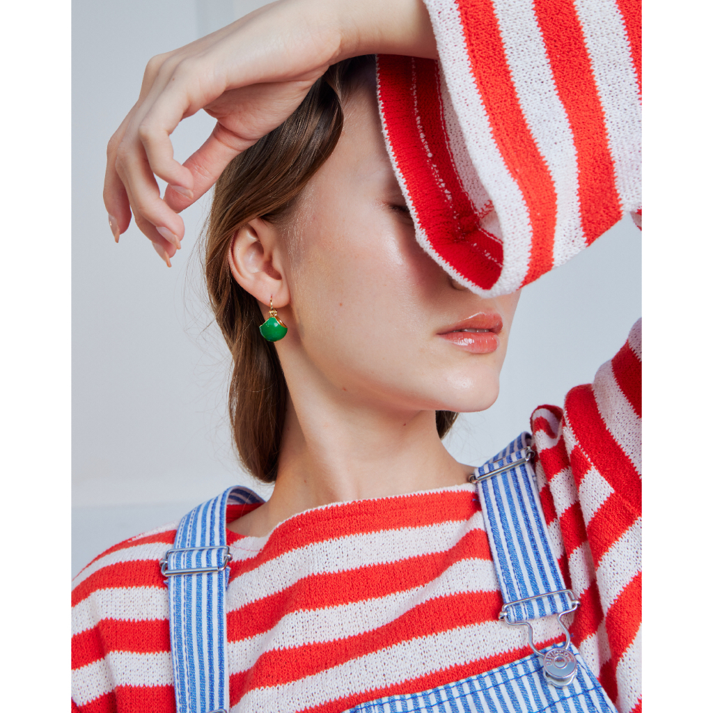 Julys - billiard ball earrings