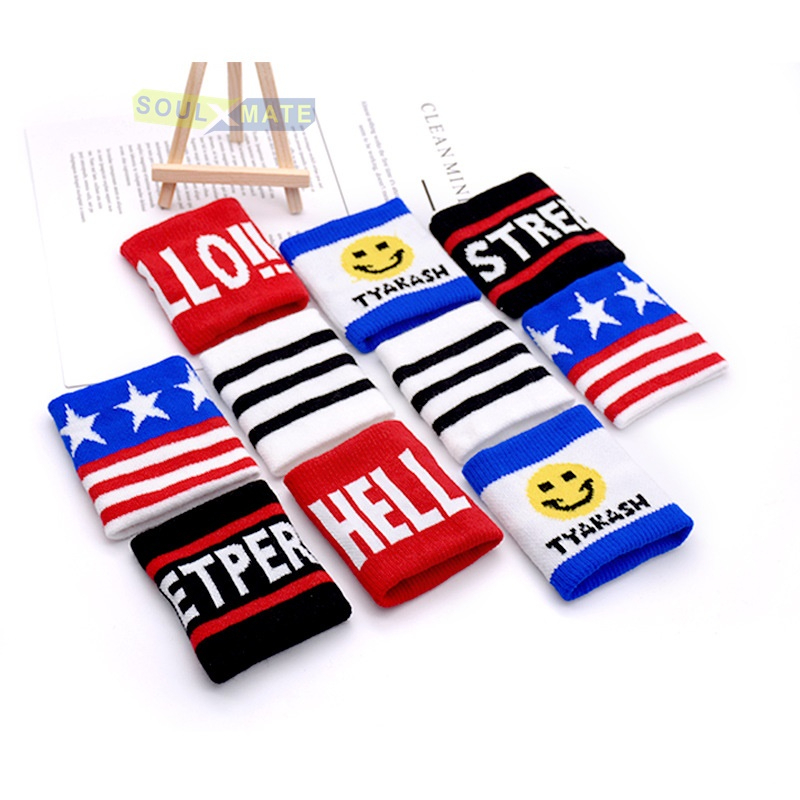 🌈(((พร้อมส่ง)))🌈ปลอกแขน ปลอกข้อมือ สไตล์เกาหลี   กีฬา ฮิพฮอพ โยคะ ที่ดูดซับเหงื่อ วิ่ง ใส่ได้ทั้ง เด็กและผู้ใหญ่ 1/2