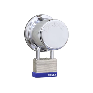 SOLEX ฝาครอบลูกบิด 2 รู พร้อมกุญแจ LM 50 MM