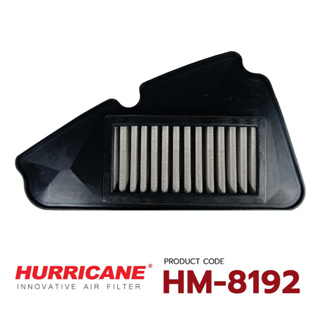 กรองอากาศสแตนเลส &amp; ผ้าแดง HURRICANE  Honda  Genio  HM-8192