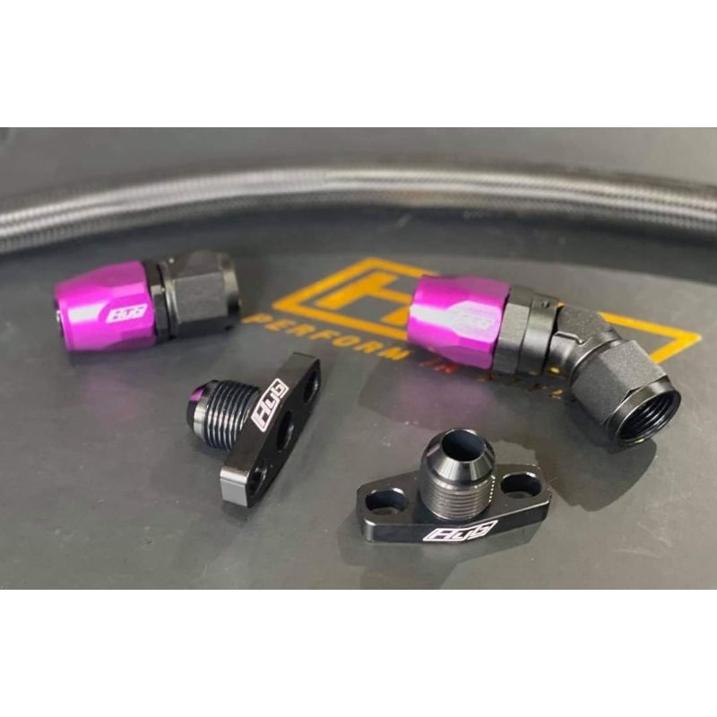 สายน้ำมันไหลกลับฟิตติ้งแท้hyb พร้อมหน้าแปลนไหลกลับเทอรโบ - รูปที่ 2